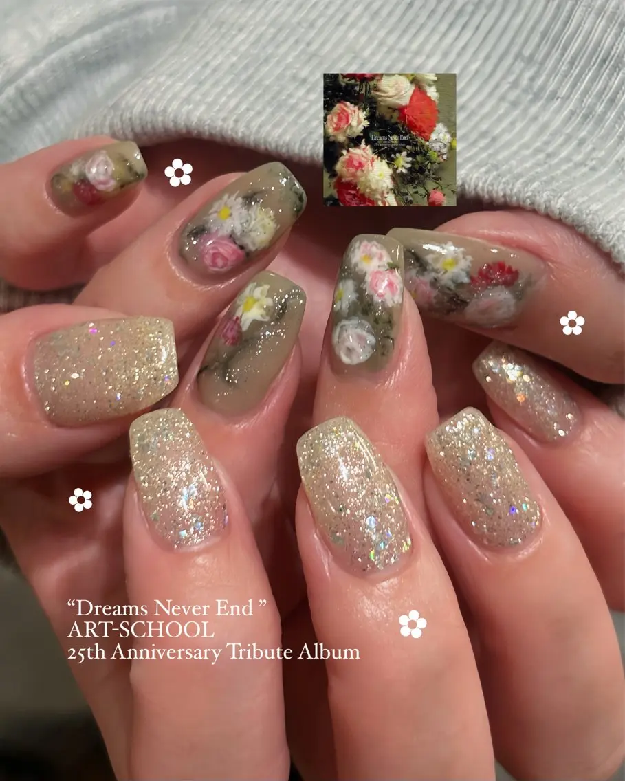 直前限定‼️【🎀渋谷パラジェル🎀】 お持ち込みデザイン/アート3​〜​6本コース🦢🌙の写真