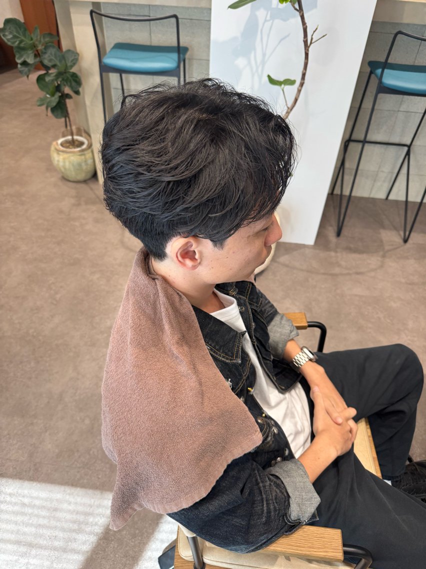パーマ メンズ フェザーパーマ メンズパーマ Keito / walt名駅店のヘアスタイル