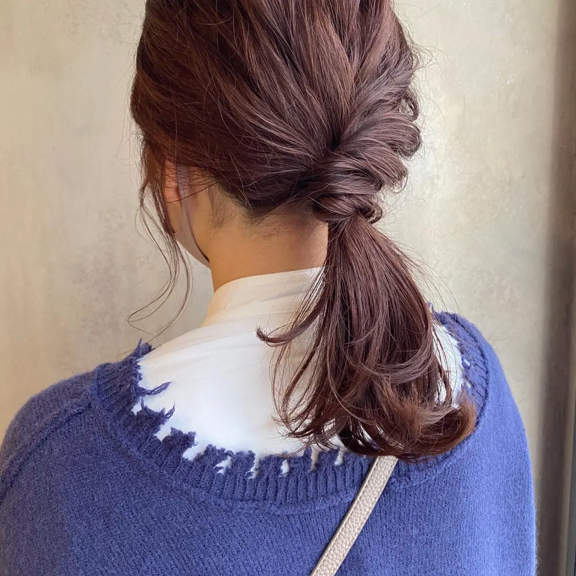 ミディアム カラー ラベンダーカラー ピンクカラー ピンクラベンダー ヘアカラー トリートメント ヘアセット ツキノキ　ミナ 8月から西梅田店のヘアスタイル