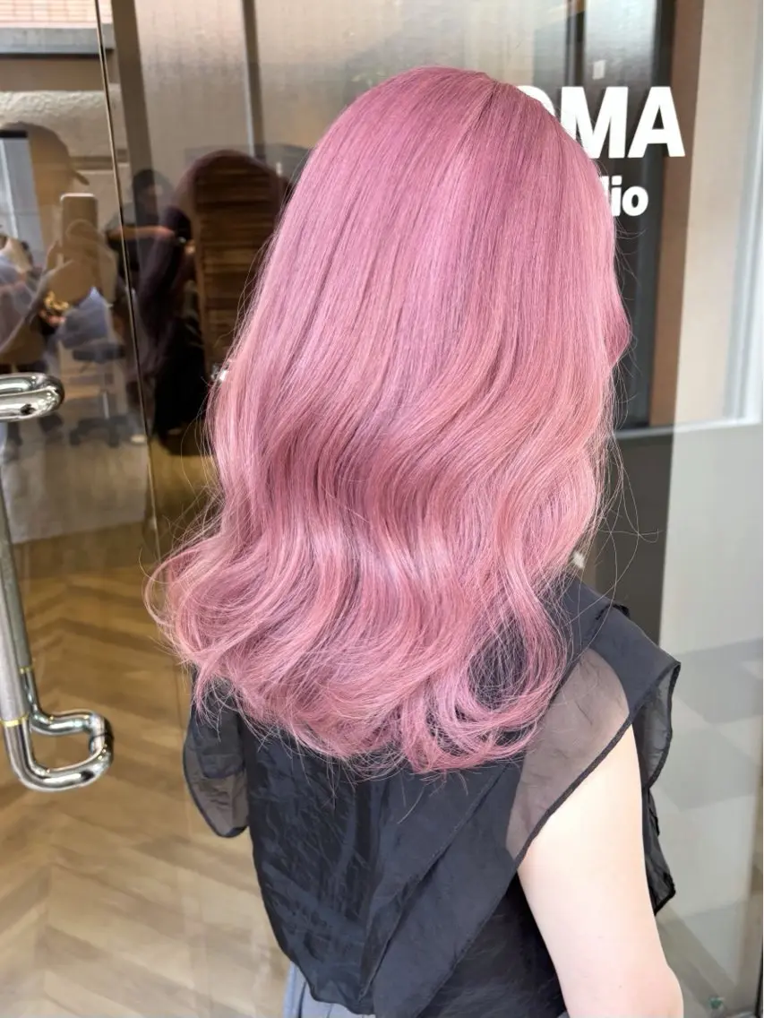 🎀【ダブルカラー】🎀ブリーチリタッチ+高発色ケアカラー ブリーチの写真