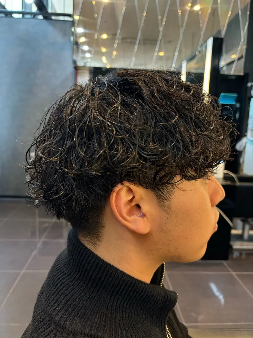 パーマ メンズ 【メンズ限定】原 唯登のヘアスタイル