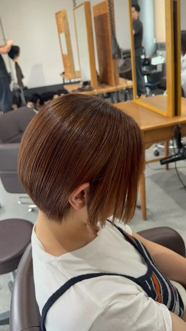 ショート ショートボブ ボブ ショートヘア 望月 憂嘉のヘアスタイル