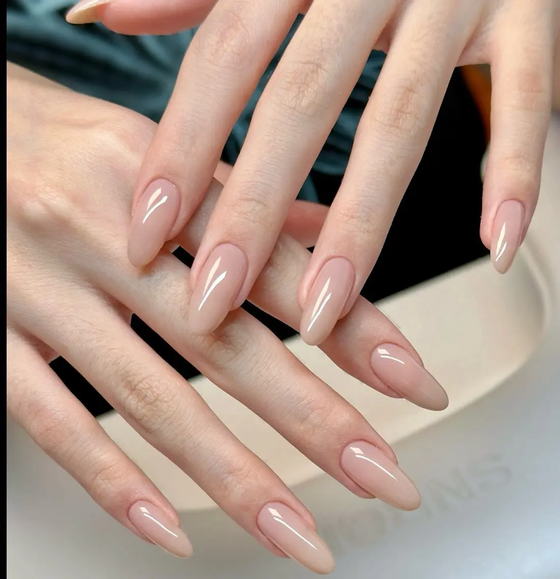 ネイル アートネイル チークネイル 長さ出し フレンチネイル ジェルネイル Yumi Nail Seiのネイルデザイン
