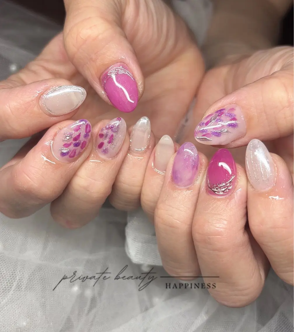 ネイル ハンドネイル happiness nailのネイルデザイン