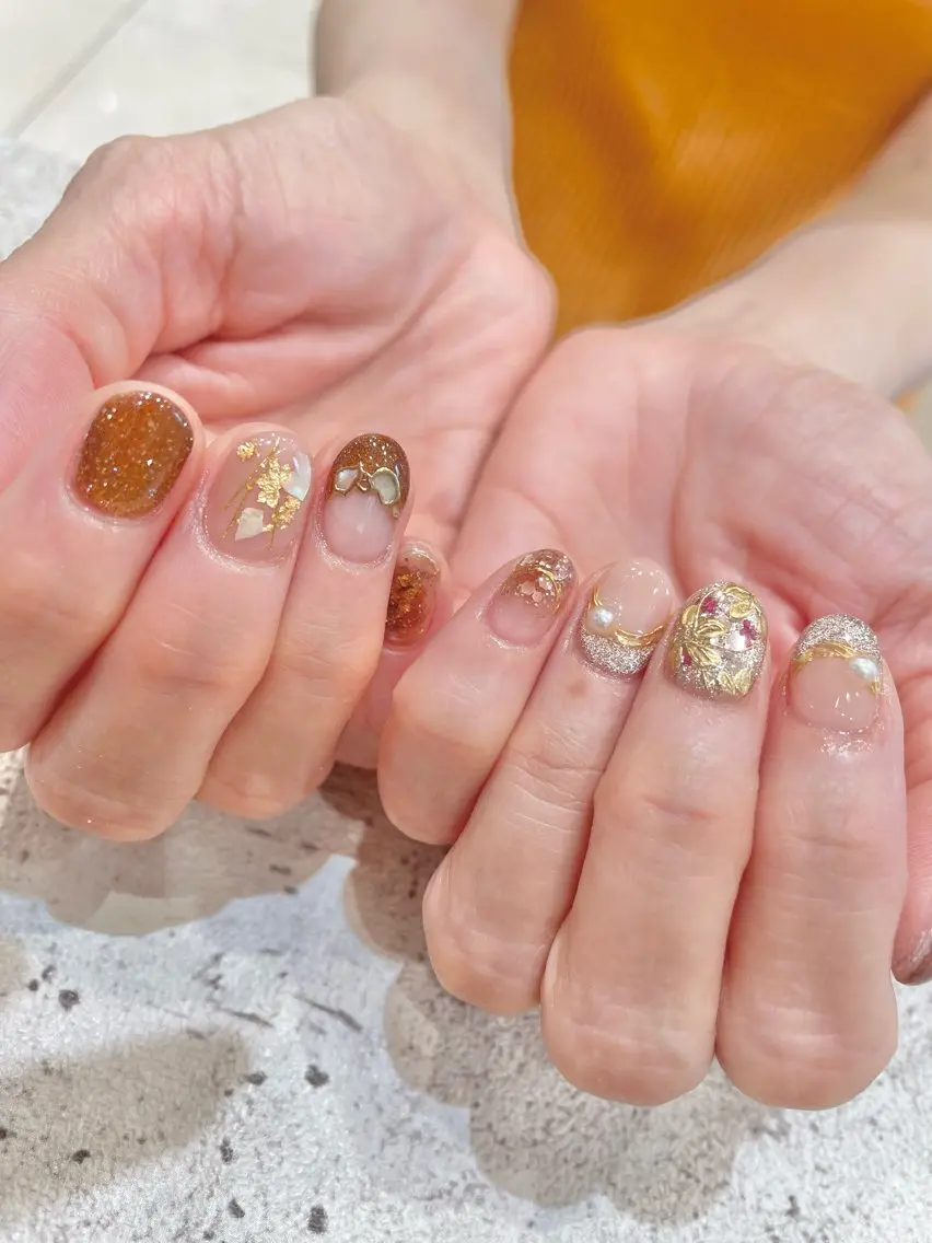ネイル ハンドネイル Ash関内ネイリスト 荒木のネイルデザイン