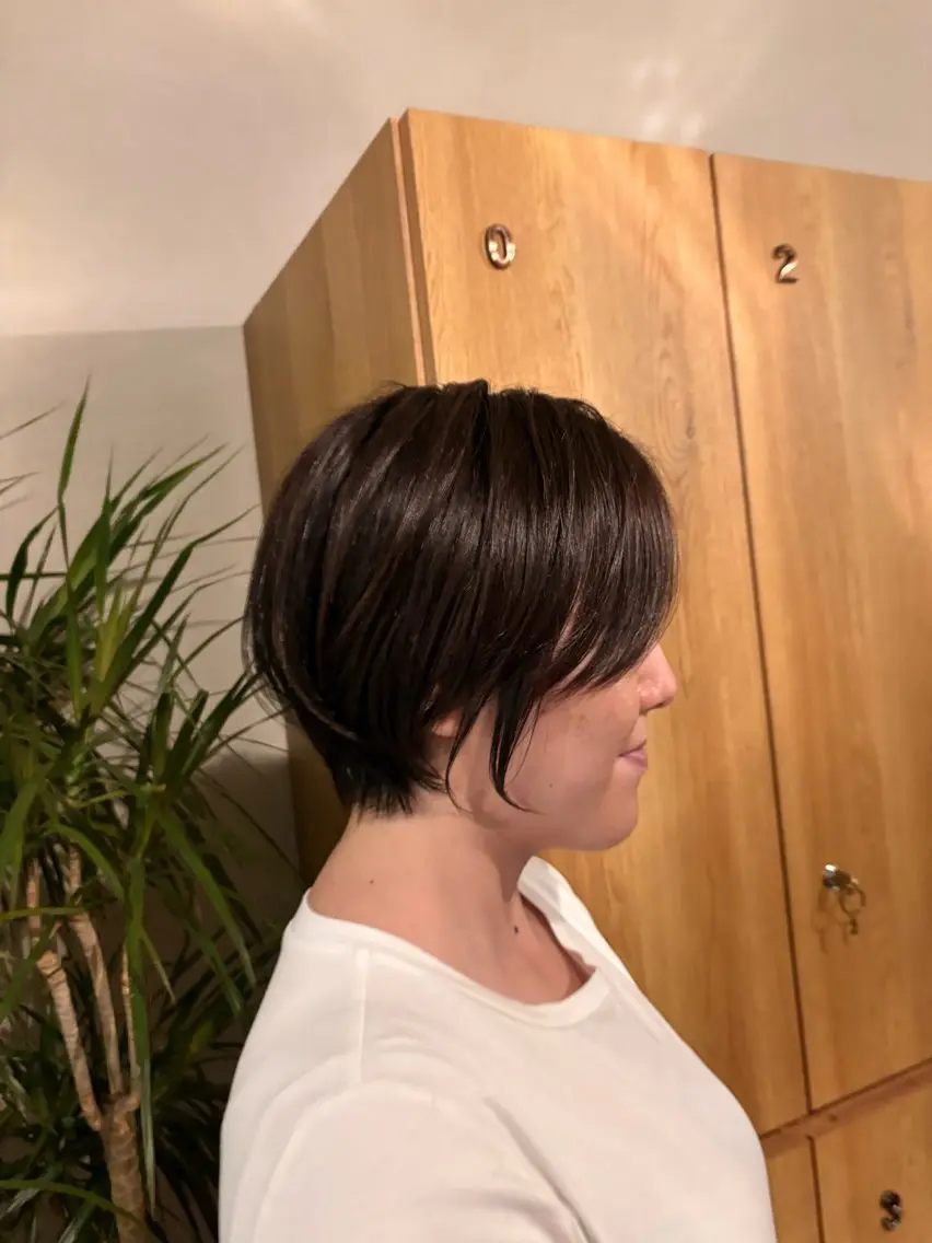 ショート 丸みショート ショートヘア カット ヘアカラー トリートメント 自然な矯正/ 小顔カット/森彪真のヘアスタイル