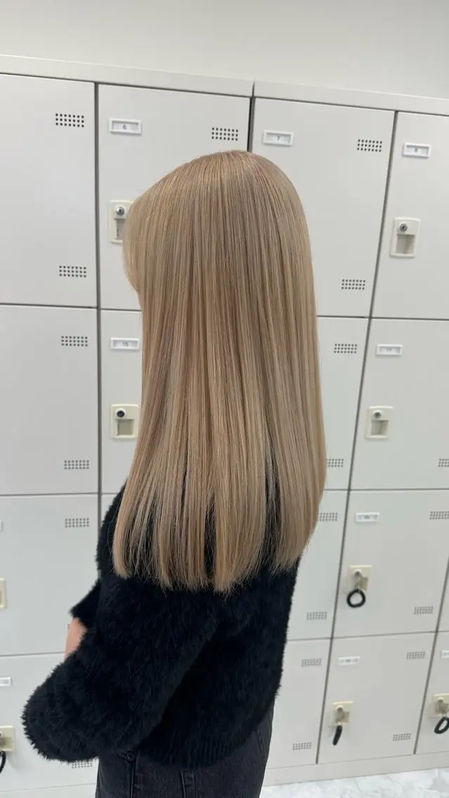 ロング カラー ヘアカラー トリートメント ヘッドスパ ヘアセット 似合わせstyle ❤︎misaki❤︎のヘアスタイル
