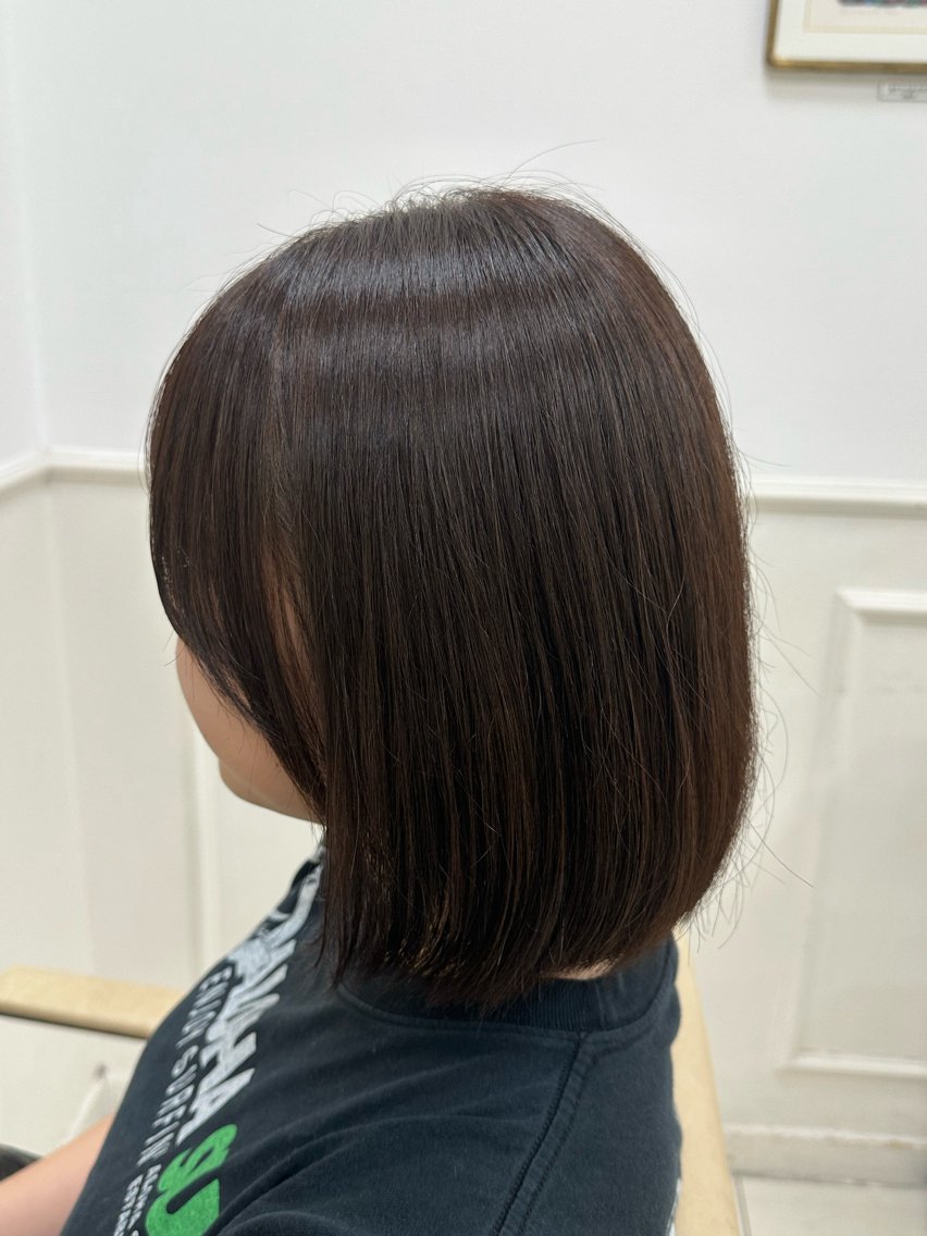 ミディアム カット ヘアカラー トリートメント モデル様募集中🥀 Tsuchiyaのヘアスタイル