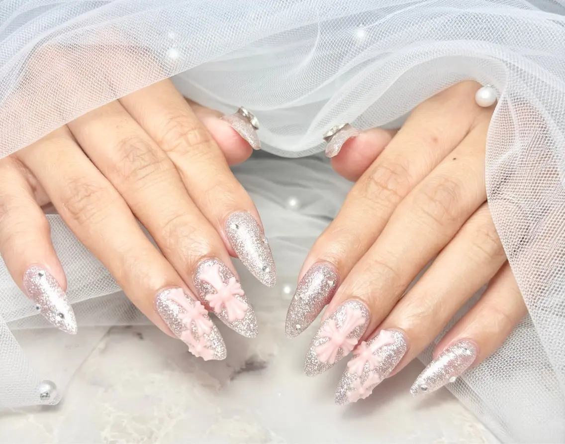 フリーデザインネイル💅🏻オフ無しの写真