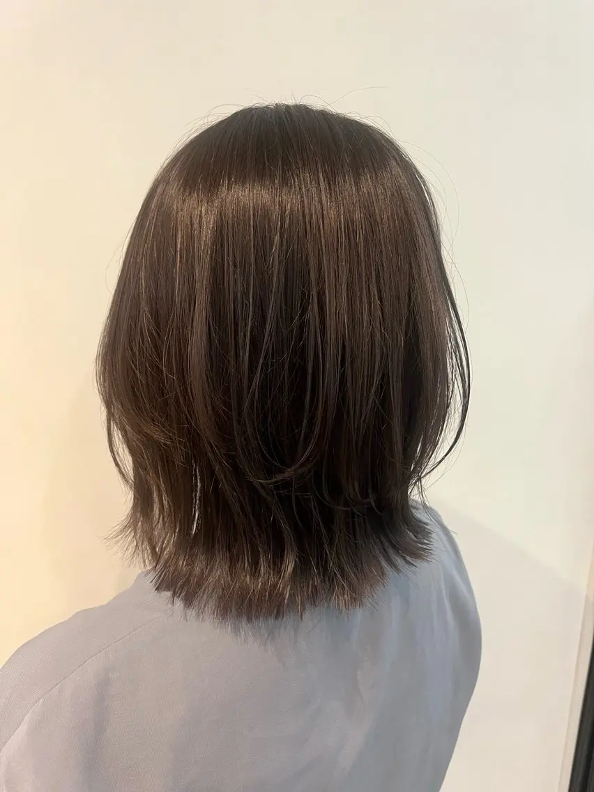 ショート カラー 透明感カラーショート ボブツムギ♡のヘアスタイル