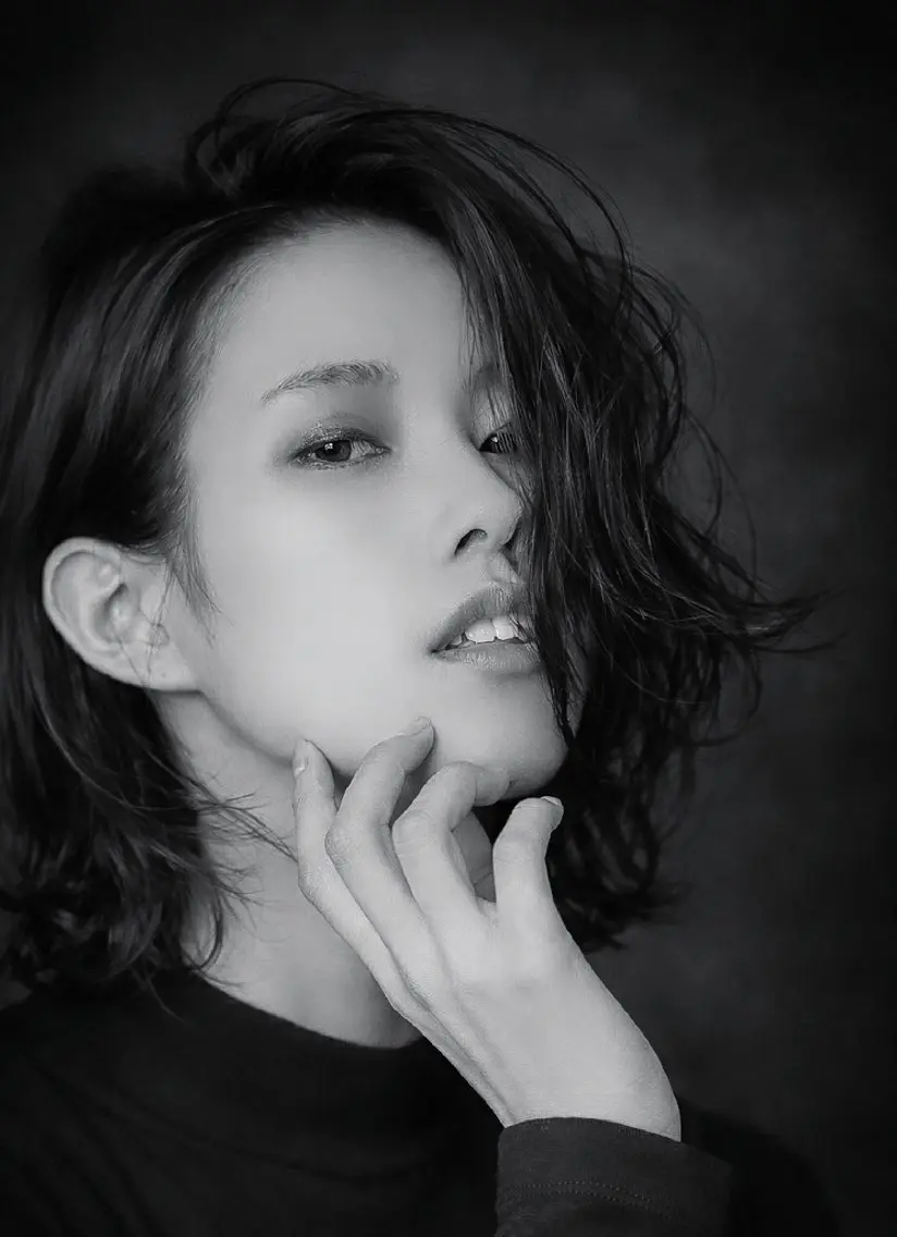 カラー ミディアム パーマ 松尾 泰伸のヘアスタイル
