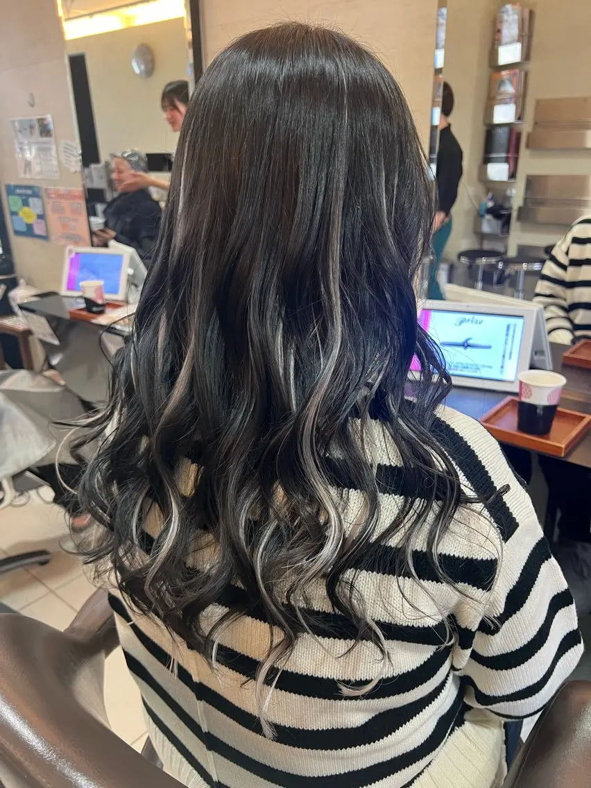 ロング ヘアカラー エクステ エクステ＆艶カラー 🎀YURINA🎀のヘアスタイル