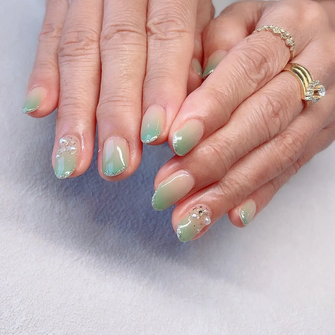ネイル 西大分S.Nail 𓏲⋆🪸.⋆⸜🫧のネイルデザイン