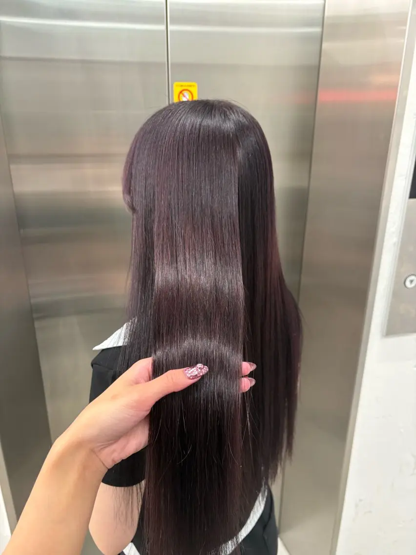 ロング カラー ブリーチ ダブルカラー ラベンダーカラー ピンクカラー ピンクラベンダー カット ヘアカラー トリートメント 🌟ゆりあ🌟 JILLSTUDIOのヘアスタイル