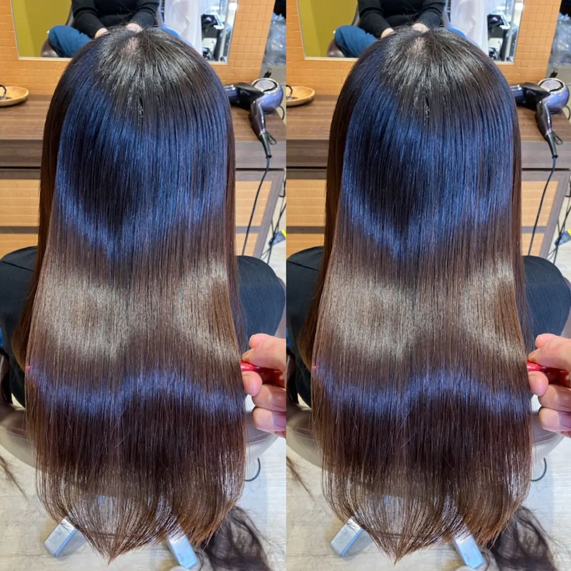 ミディアム カラー ミディアムレイヤー 髪質改善 レイヤーカット トリートメント カット ヘアカラー トリートメント 🍀髪質改善、カラー TAICHI🍀のヘアスタイル