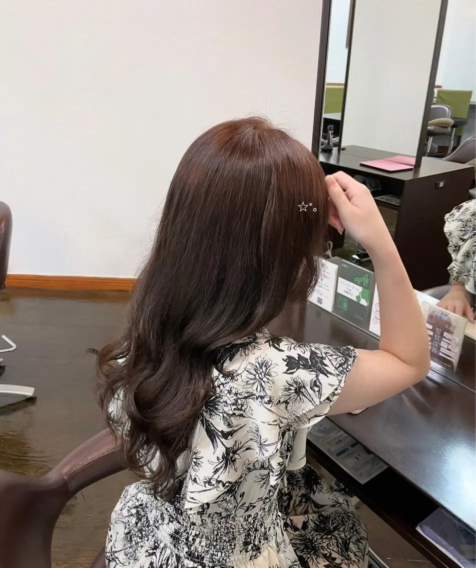 ロング カラー ラベンダーカラー ヘアカラー nana ♡のヘアスタイル