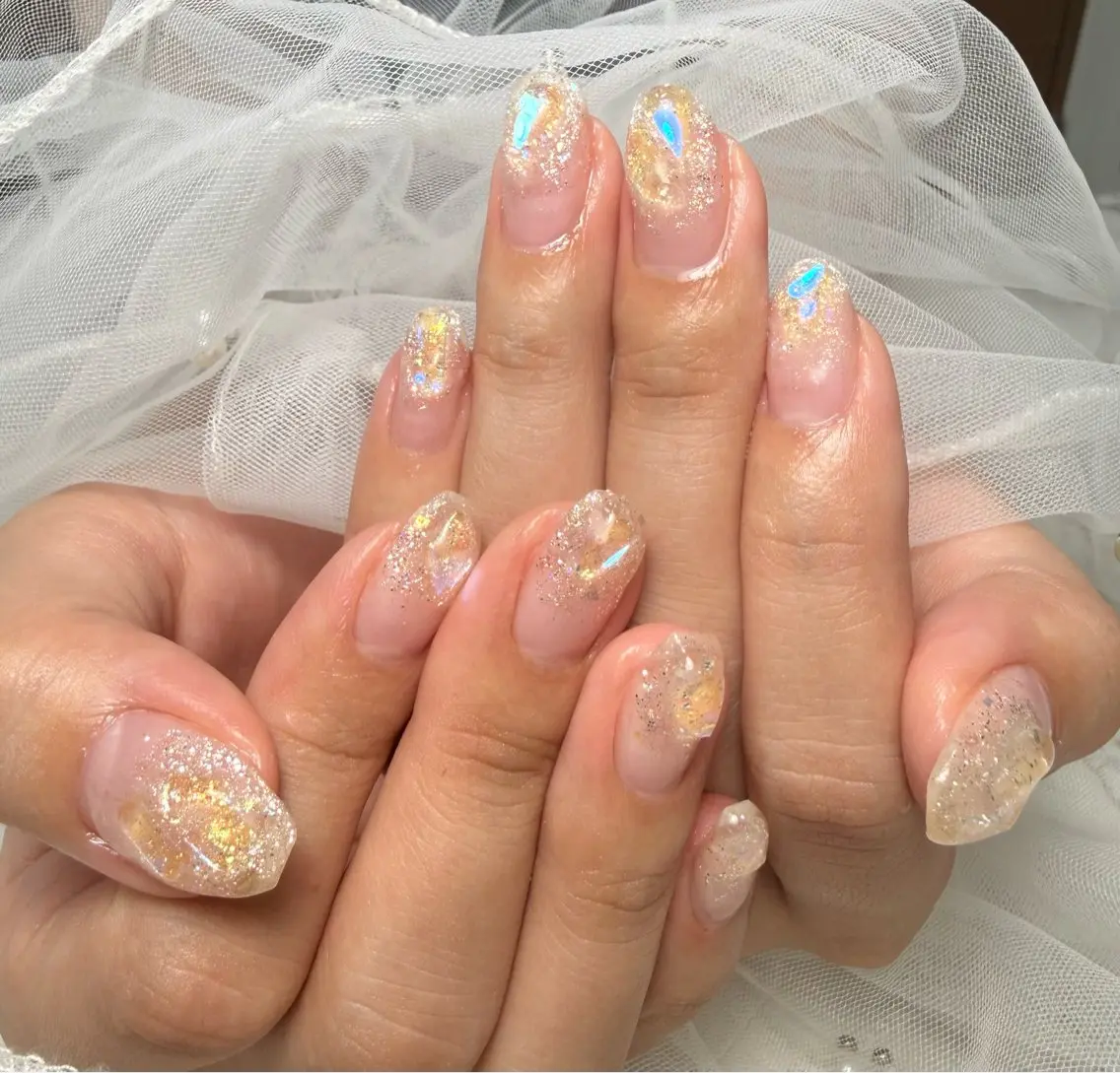 ネイル アニマル柄 アートネイル チークネイル フラッシュネイル フラッシュマグ Mai’s nailのネイルデザイン