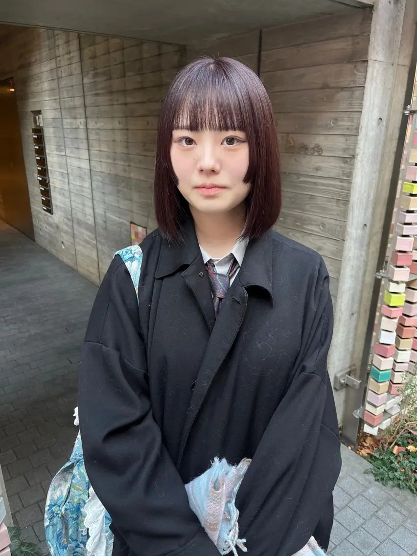 ミディアム 【美ボブ.艶カラー. 梅田茶屋町】midoのヘアスタイル