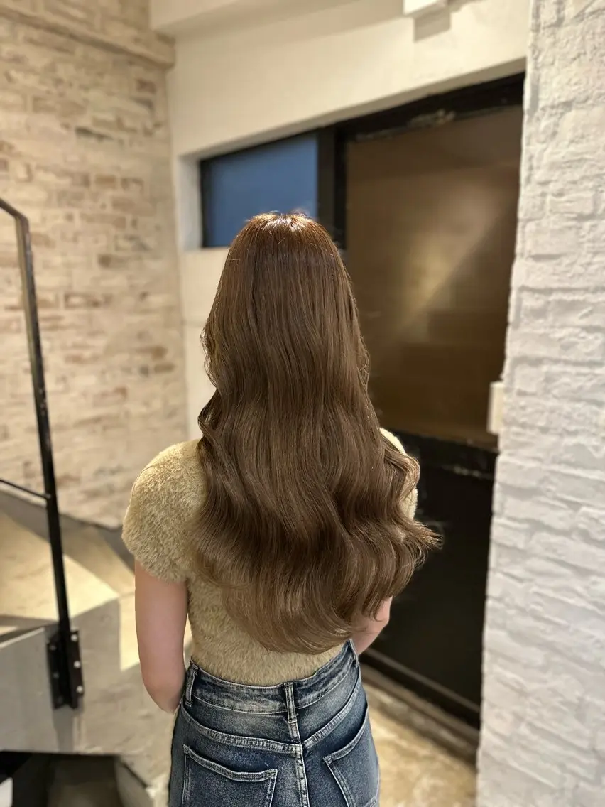 ロング ヘアカラー 秋葉原　柏木絢汰 ✨当日予約okのヘアスタイル