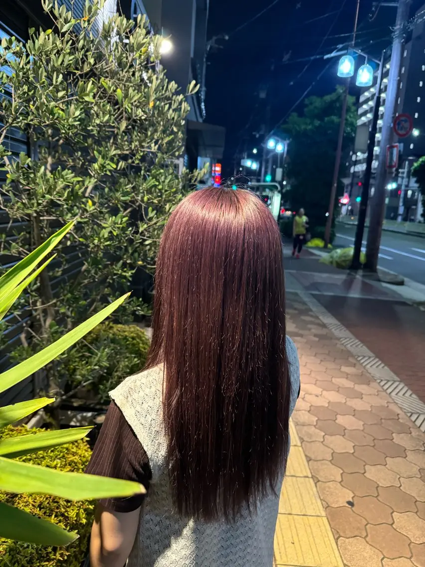 ロング カラー パープルカラー ✦creer都島✦ ɪʀᴏʜᴀ ꕀ 🎀のヘアスタイル