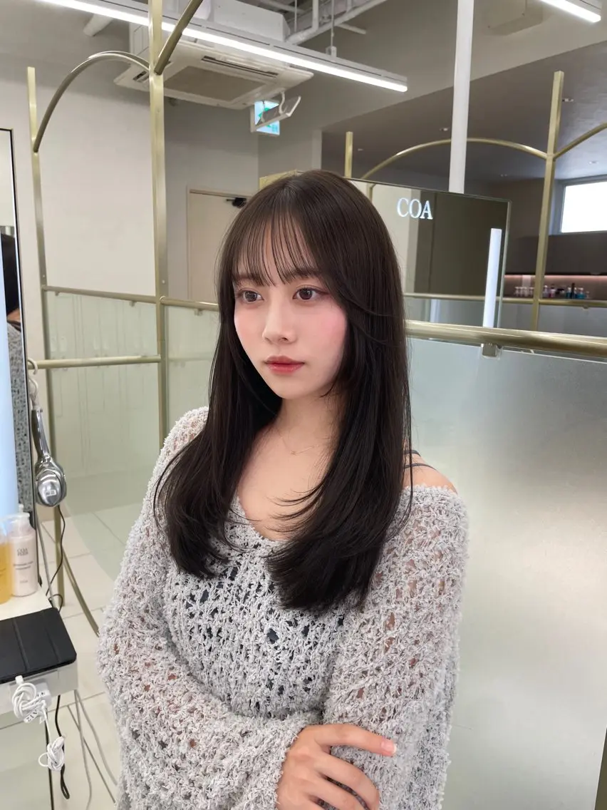ロング 透明感カラー/銀座 🖤かりん🖤COAのヘアスタイル