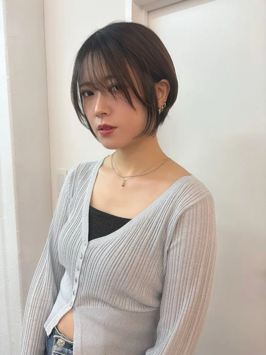 ショート ichika/福岡 /透明感カラー🤎のヘアスタイル