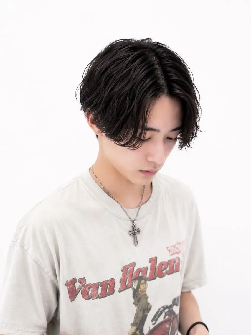 メンズカット+シャンプー【ロング】眉カット+¥500の写真