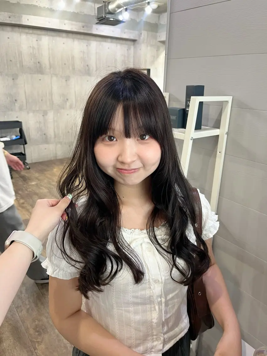 セミロング カラー ヘアカラー トリートメント みゆう 🎀のヘアスタイル