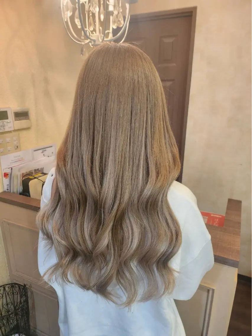 ロング ヘアアレンジ シールエクステ エクステ カット エクステ MagicMush ✴︎シールエクステのヘアスタイル