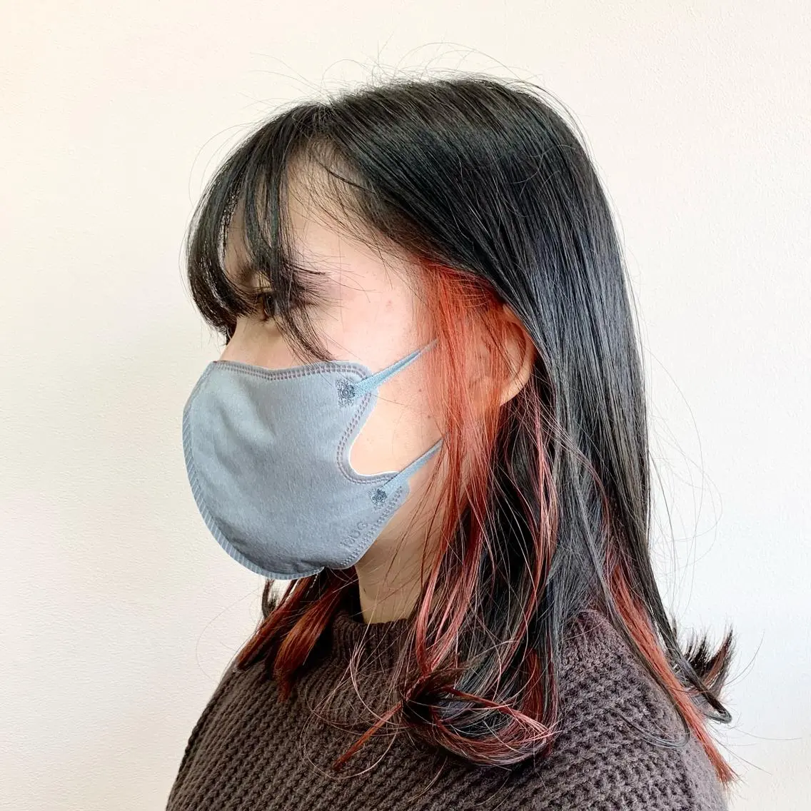 セミロング カラー 大林 千尋のヘアスタイル