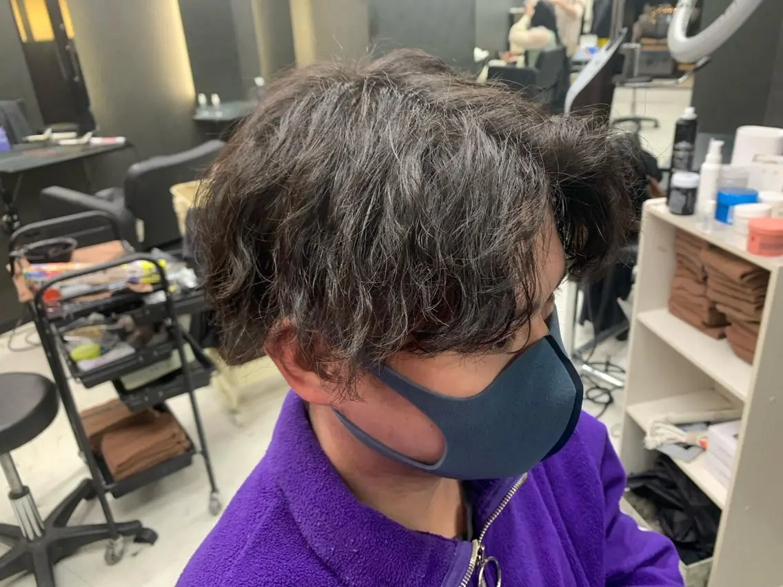 パーマ カット パーマ bateau よしきのヘアスタイル