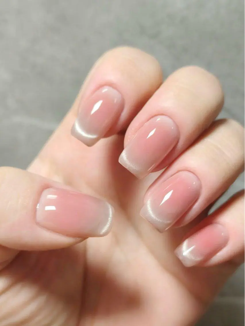 【トレンド】チーク×マグネットネイルコース♪韓国風・うる艶の写真