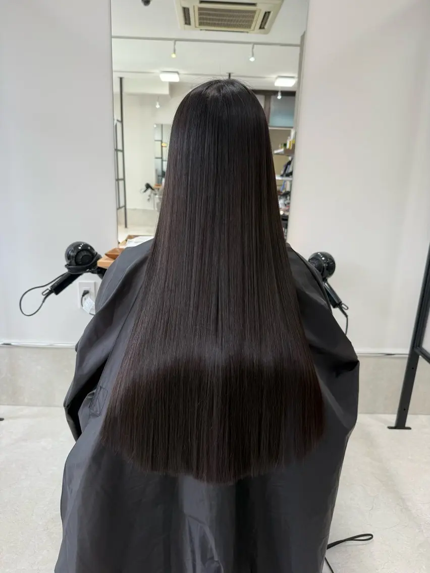 ロング パーマ カット 縮毛矯正 TELA HAIR 石岡♡ａｉｋａのヘアスタイル
