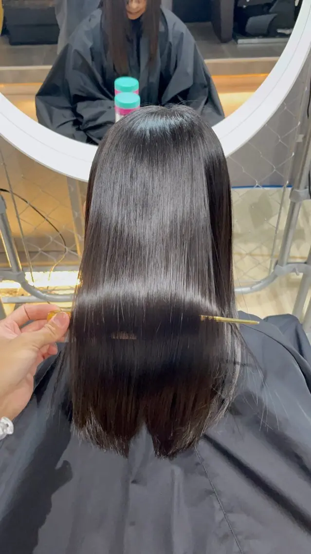 ロング 縮毛矯正 トリートメント CoCooN TAKUMAのヘアスタイル
