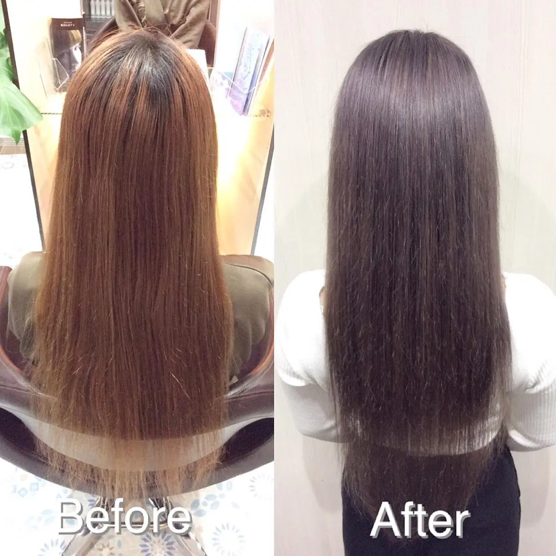 ロング カラー ブリーチ ブルーカラー グレージュ ラベンダーカラー ラベンダーグレージュ CALON銀座　松田 力丸のヘアスタイル