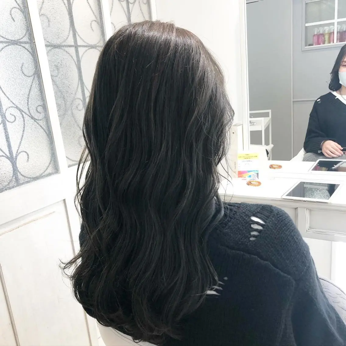 セミロング カラー ヘアアレンジ ハイライトカラー ハイライト ✨🌿大人可愛い愛さ れhair🌿✨松本のヘアスタイル