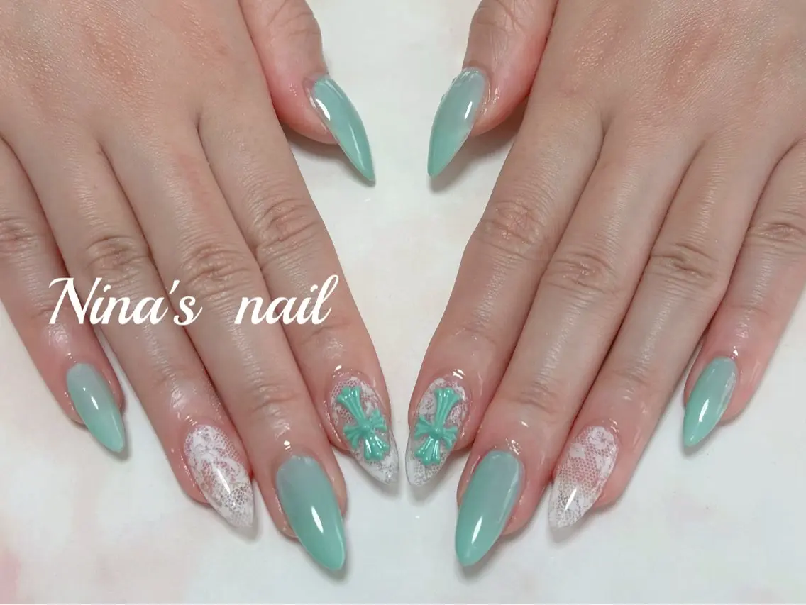 ネイル レース ハンドネイル Nina's nailのネイルデザイン