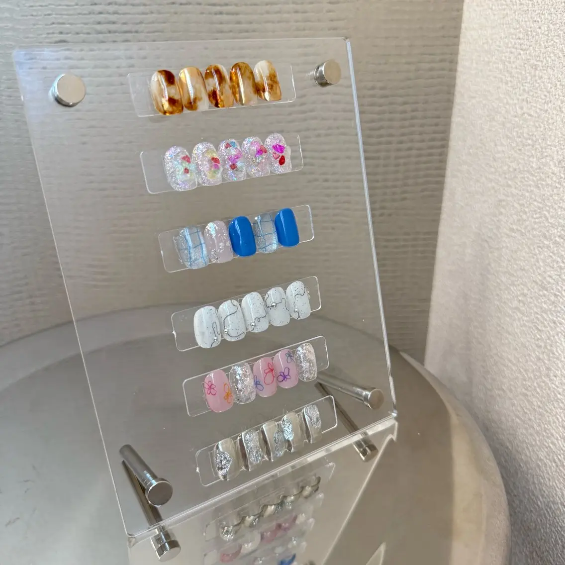 ネイル ジェルネイル 氷ネイル・うるうるネイル 韓国ネイル ラメ(グリッター) ミラーネイル ニュアンスネイル 💅🏻yuuiのネイルデザイン