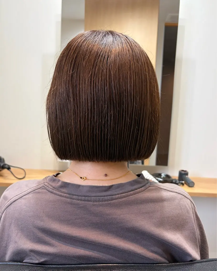 ショート カラー ボブ カット ヘアカラー トリートメント china/ボブ /似合わせカラーのヘアスタイル