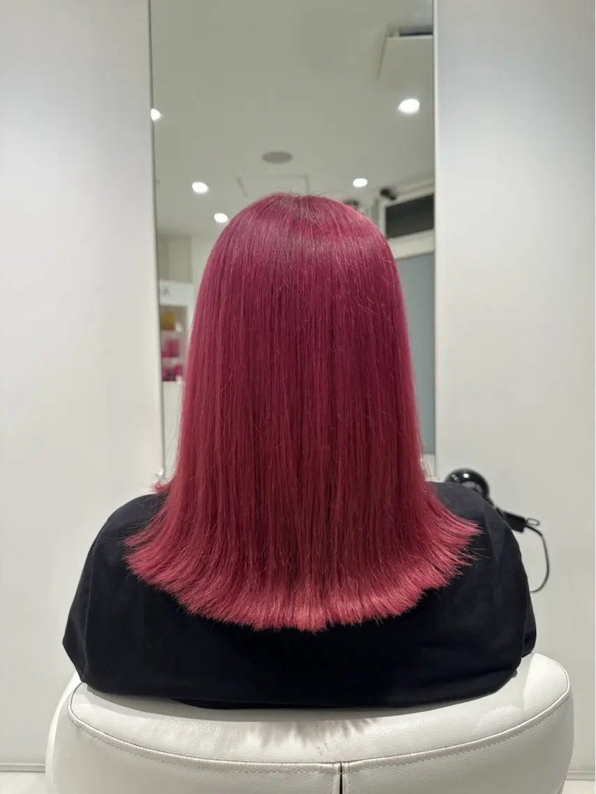 カラー 松原 菜々子のヘアスタイル