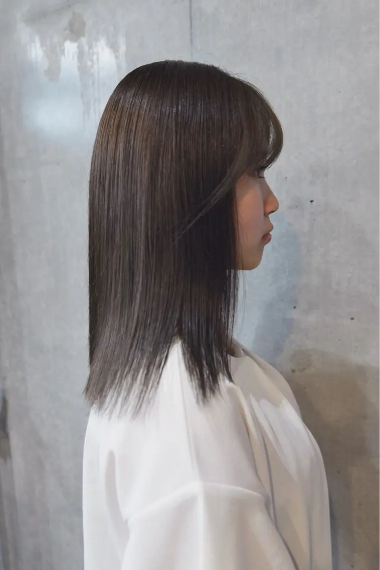 カラー ブリーチ ブリーチなしカラー ヘアカラー manami/艶髪 /くすみカラーのヘアスタイル
