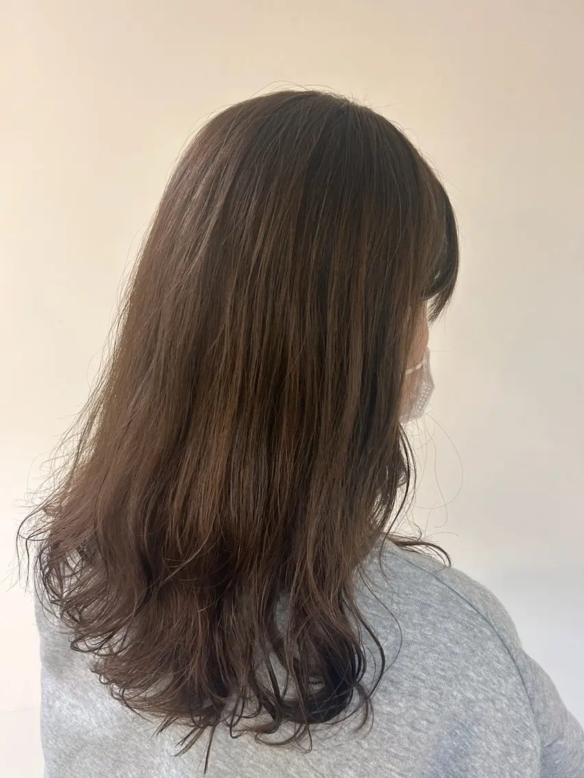 ロング ヘアカラー モデル募集🌷/ 艶カラー/大谷李緒奈のヘアスタイル