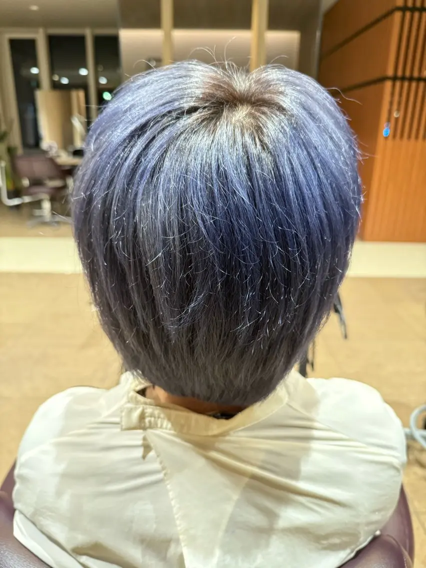 【💇🏻♂️メンズ限定💎】カット + (✮ブリーチあり)ダブルカラー + トリートメントの写真