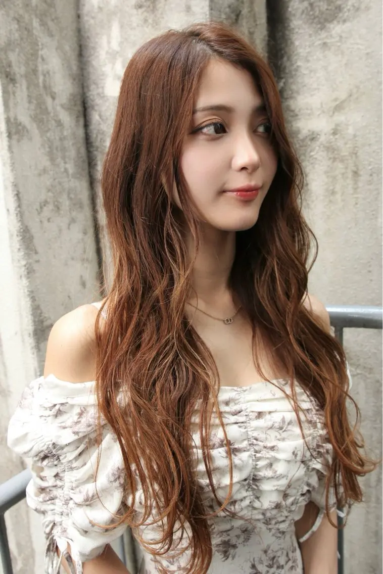 ロング カット ヘアカラー 【天満1艶髪】潤艶/ 髪質改善🌹釣本竜哉のヘアスタイル