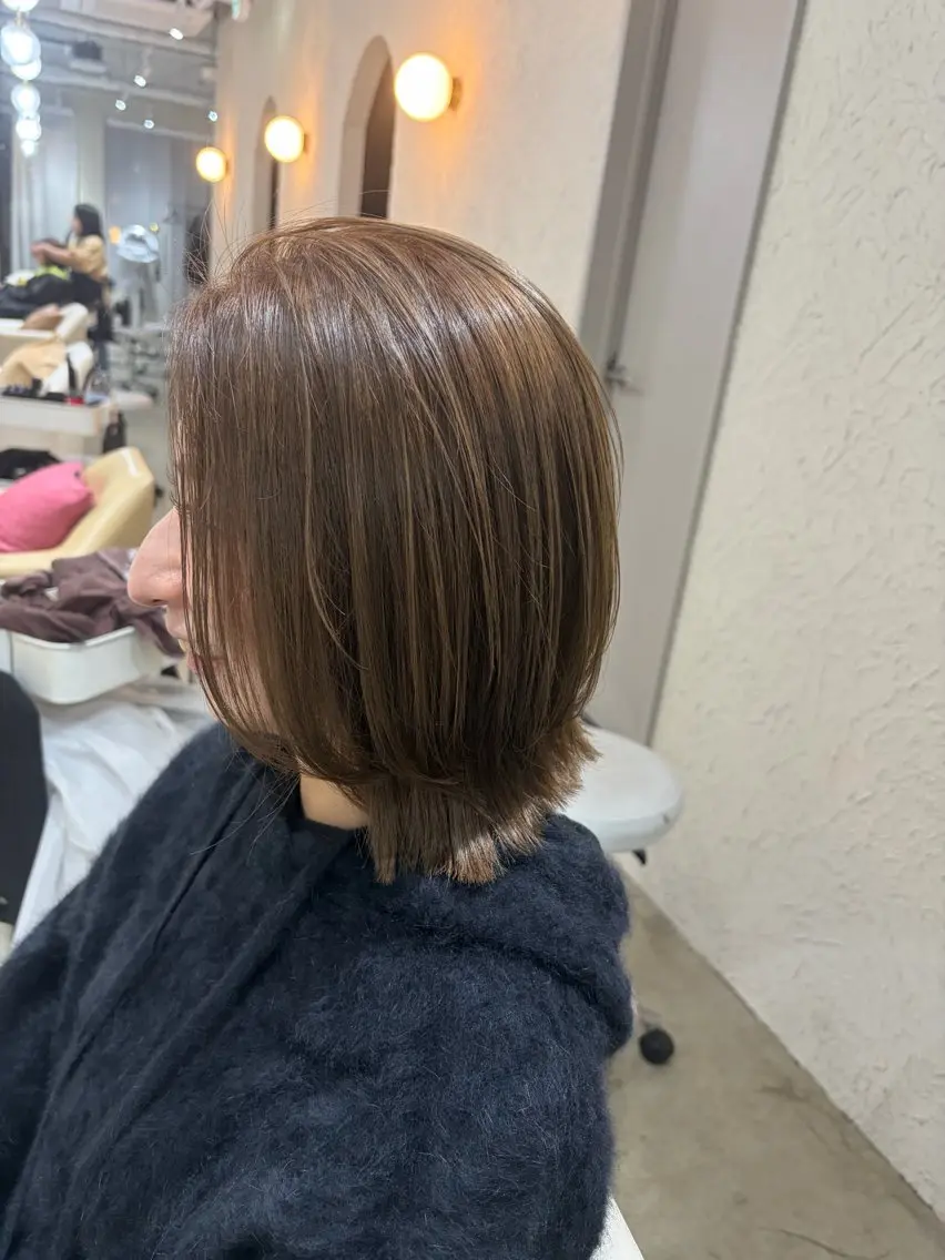 ミディアム 川崎ハツメイ✨篠原 裕里のヘアスタイル