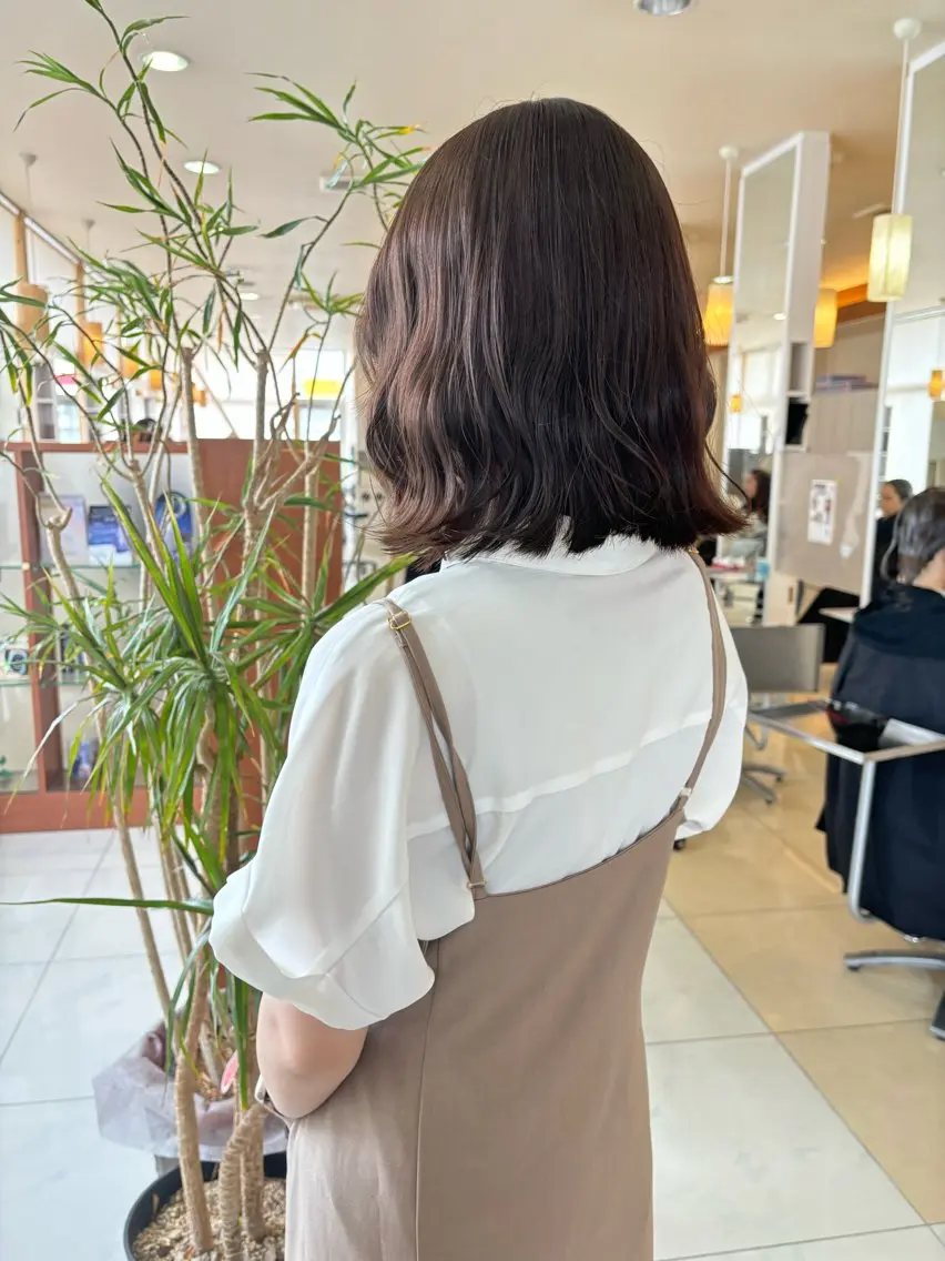 カラー 💖改善カラー 板倉百花💖のヘアスタイル