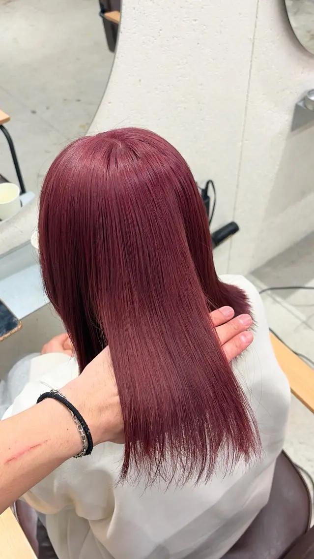 カラー ヘアカラー 五川 懸心のヘアスタイル
