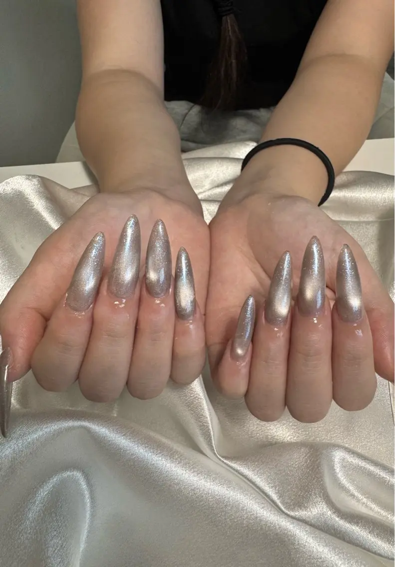 ネイル 長さ出し マグネットネイル Lile'a nailのネイルデザイン