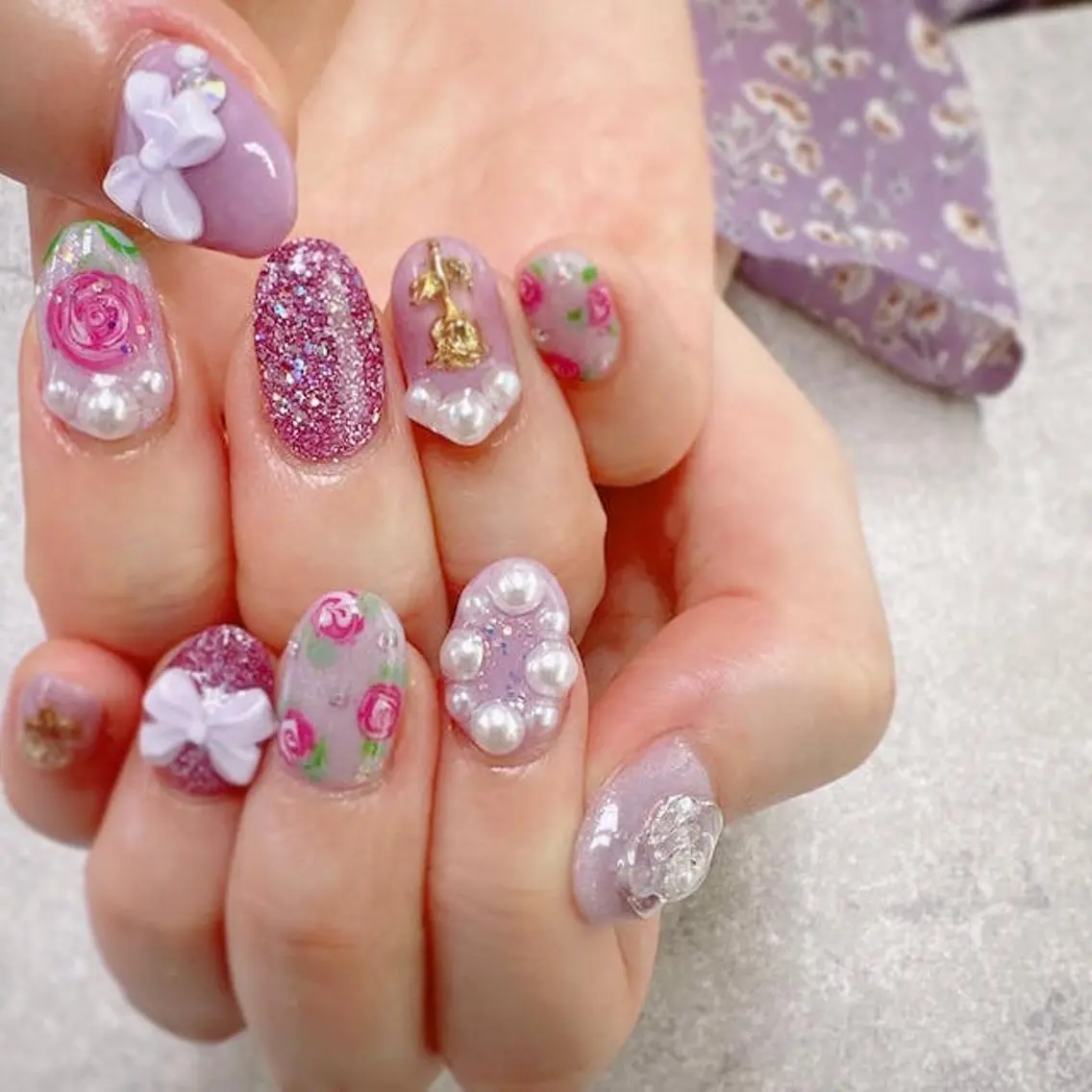 ネイル フットネイル フレンチネイル ジェルネイル ガラスフレンチ グラデーション ハンドネイル ハンドケア FASTNAIL PLUS 新宿店のネイルデザイン