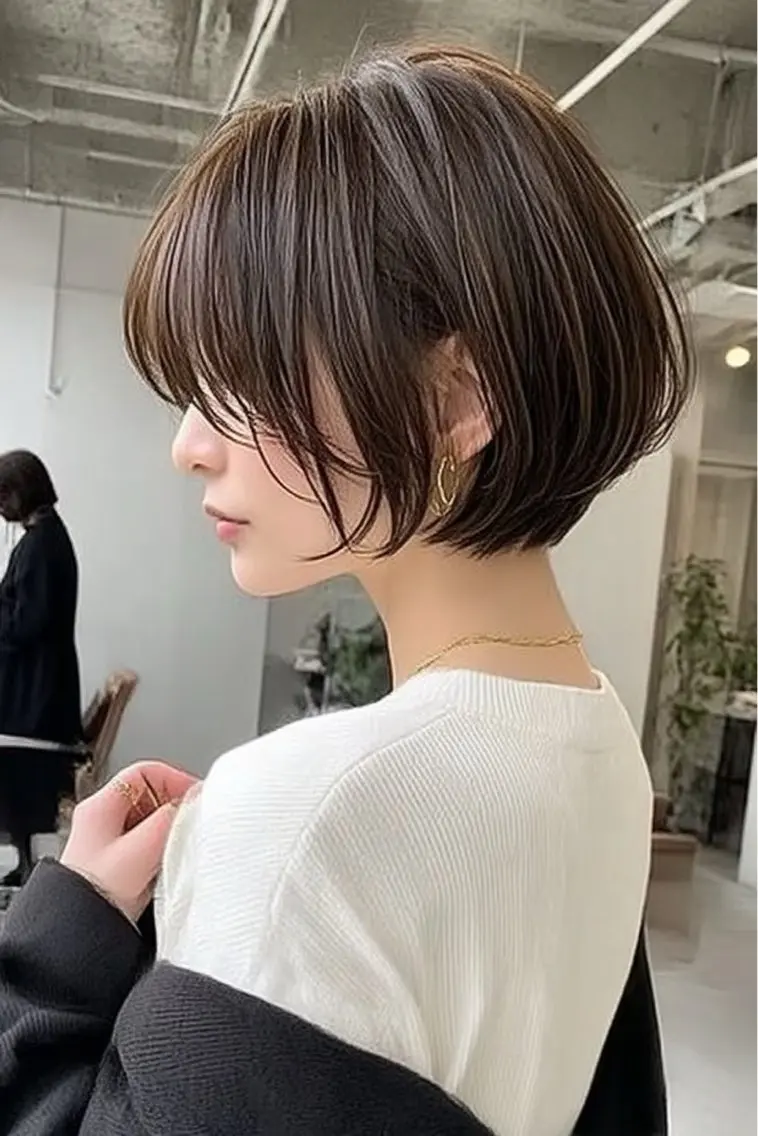 ショート カラー ヘアカラー 韓国×艶ハイトーンが かわいい✨️リオ🍒のヘアスタイル